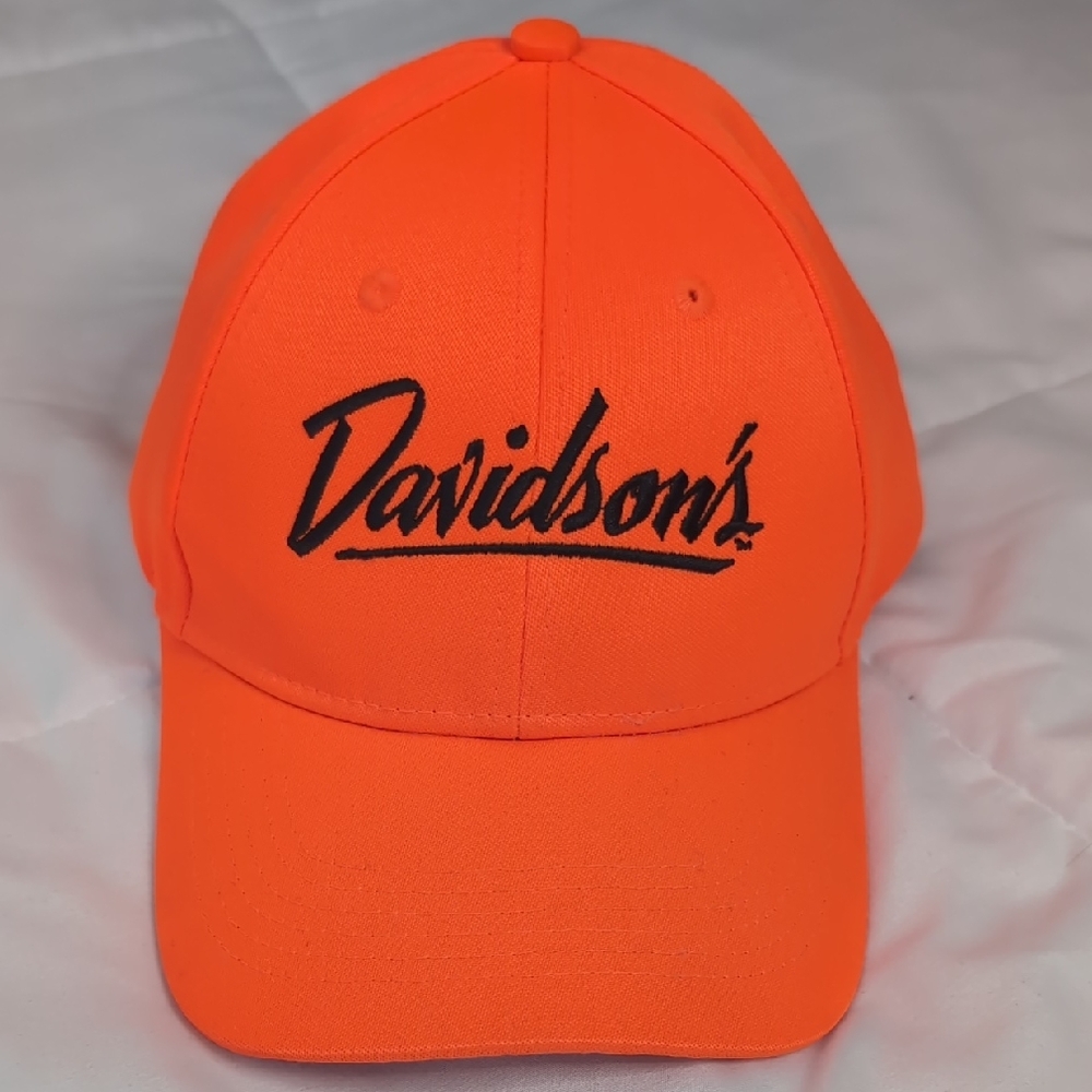 Mountain Lake Vibrant Orange Cap